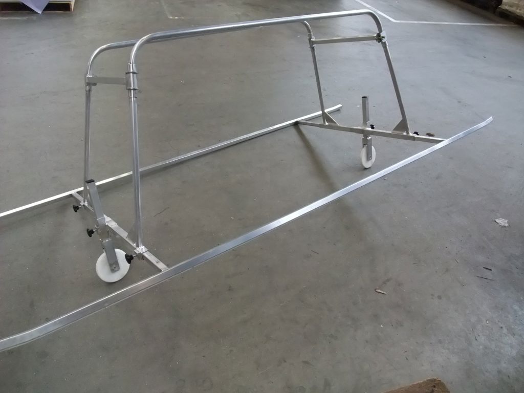 gootrollator alu 2 wiel  270x85x90cm