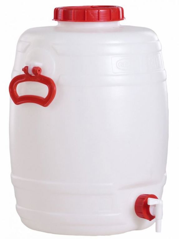 vat kunststof GRAF wit 30 liter 47x33cm