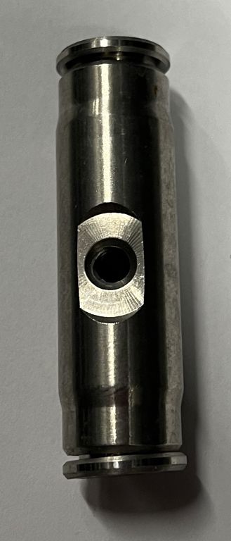 rvs 303 fitting dubbele nozzle 180g 3/8"