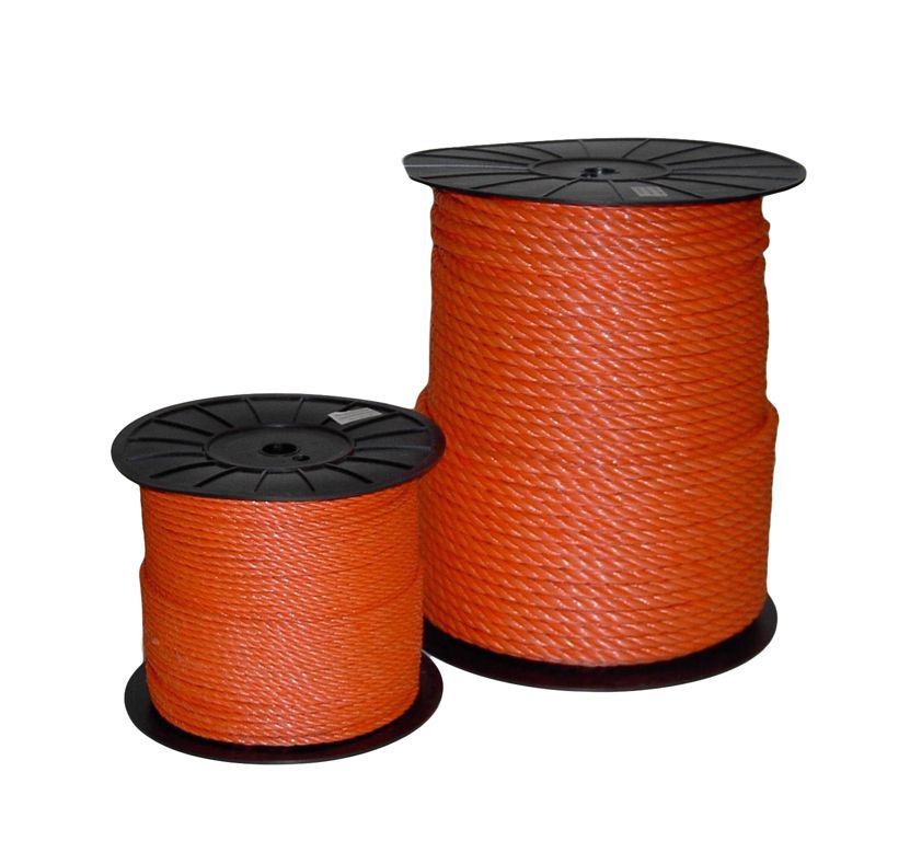 touw gesl. pp oranje 6mm 220m