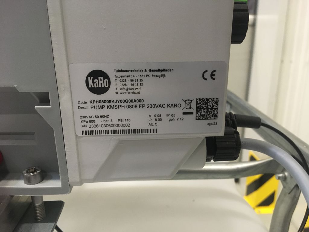 bemestingsunit 1000L box en pH regeling
