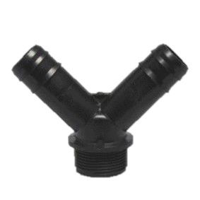 pp Y-stuk 20 x ¾" bu-dr