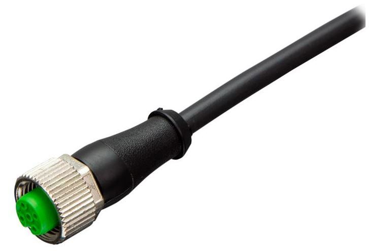 connector kabel M12 recht 4p female