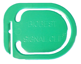 Signaal clip groen 50/set