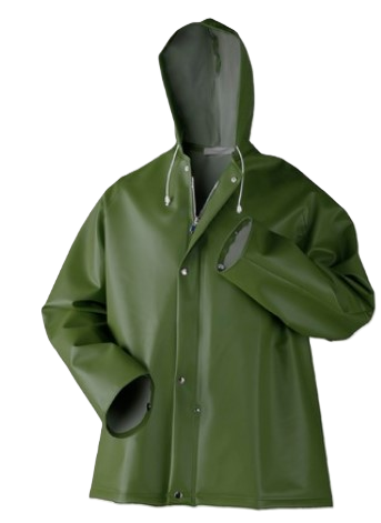 regenjas dolfing groen M