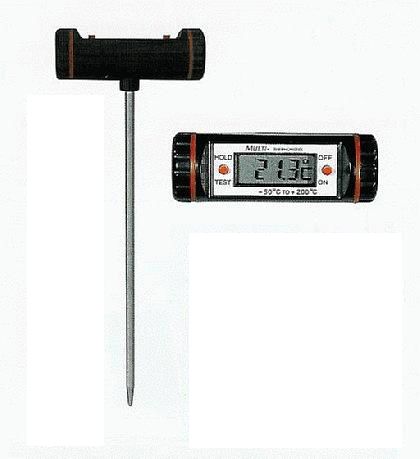 thermometer digi. -50+150°C 50cm insteek