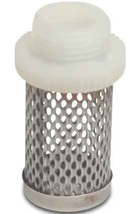 losse korf rvs 304 3/4" buitendraad