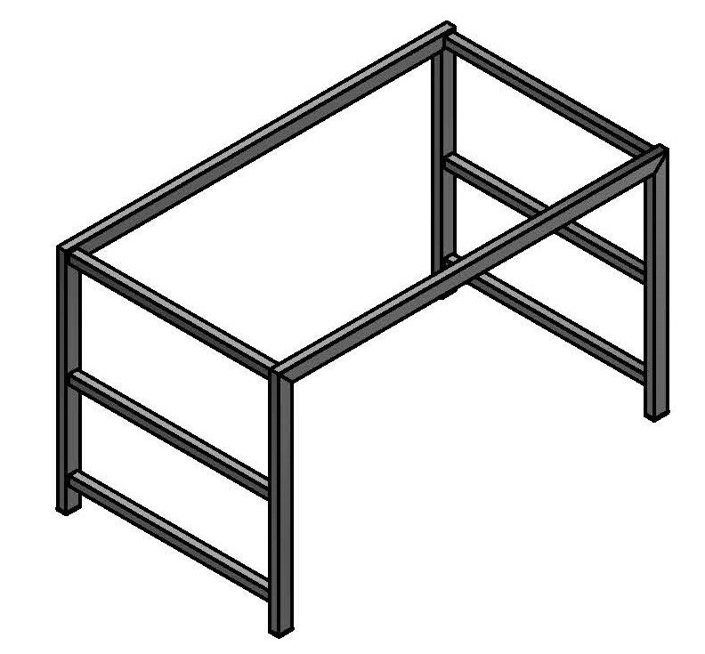 RVS frame tbv vliesfilter groot