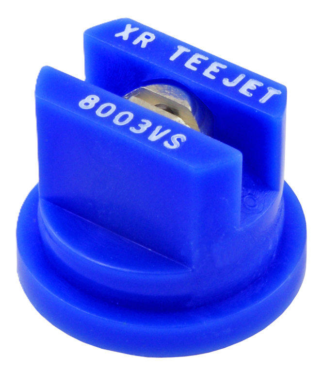 vlakstraaltip XR8003 rvs blauw