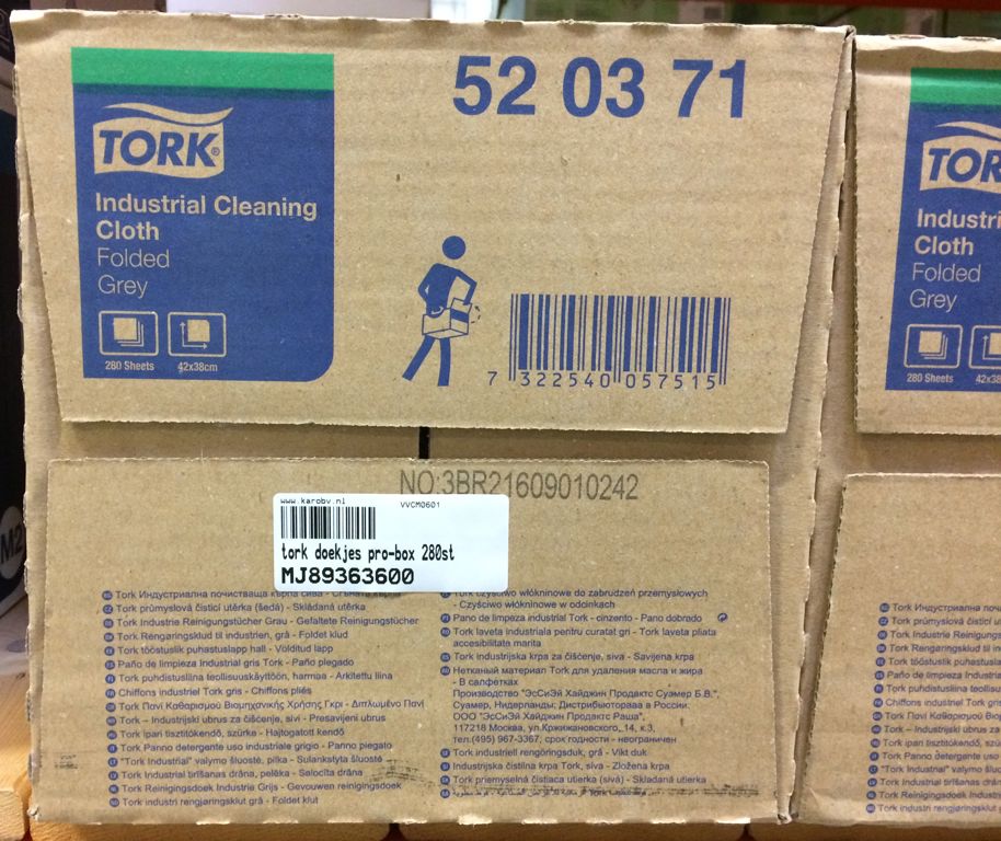 doekjes Tork pro-box 280/doos