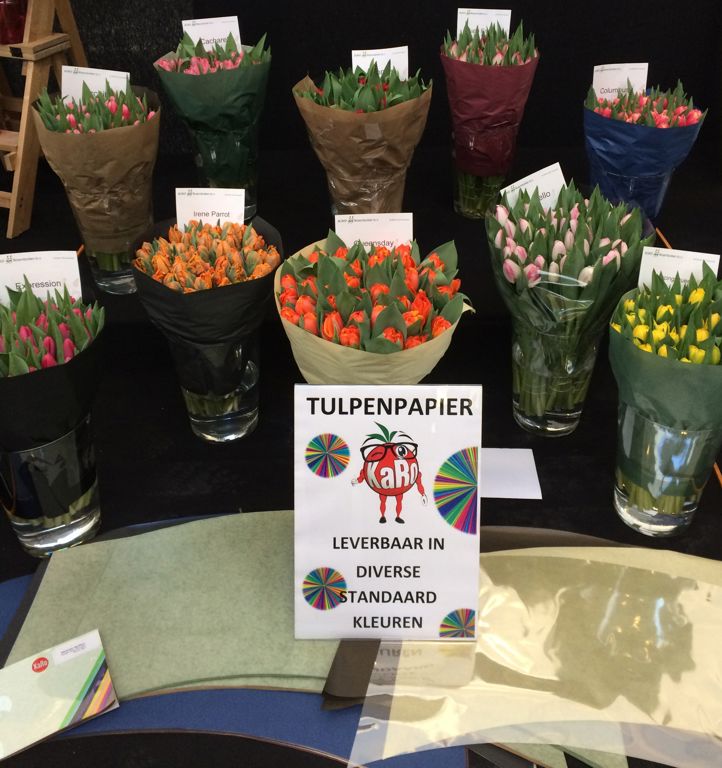 tulpenpapier 3-4 kleuren per kg