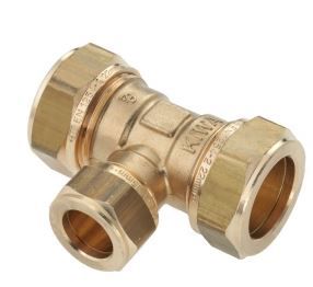 mess knel T-stuk 22x28x22mm