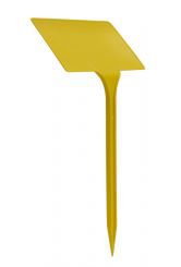 plaatetiket 45x16x10 geel schuin