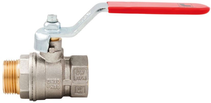 vernikkeld messing kogelkraan ½" bixbu