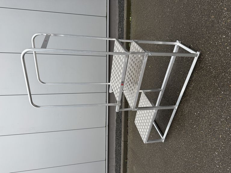 Aluminium opzetrek tbv duwwagen