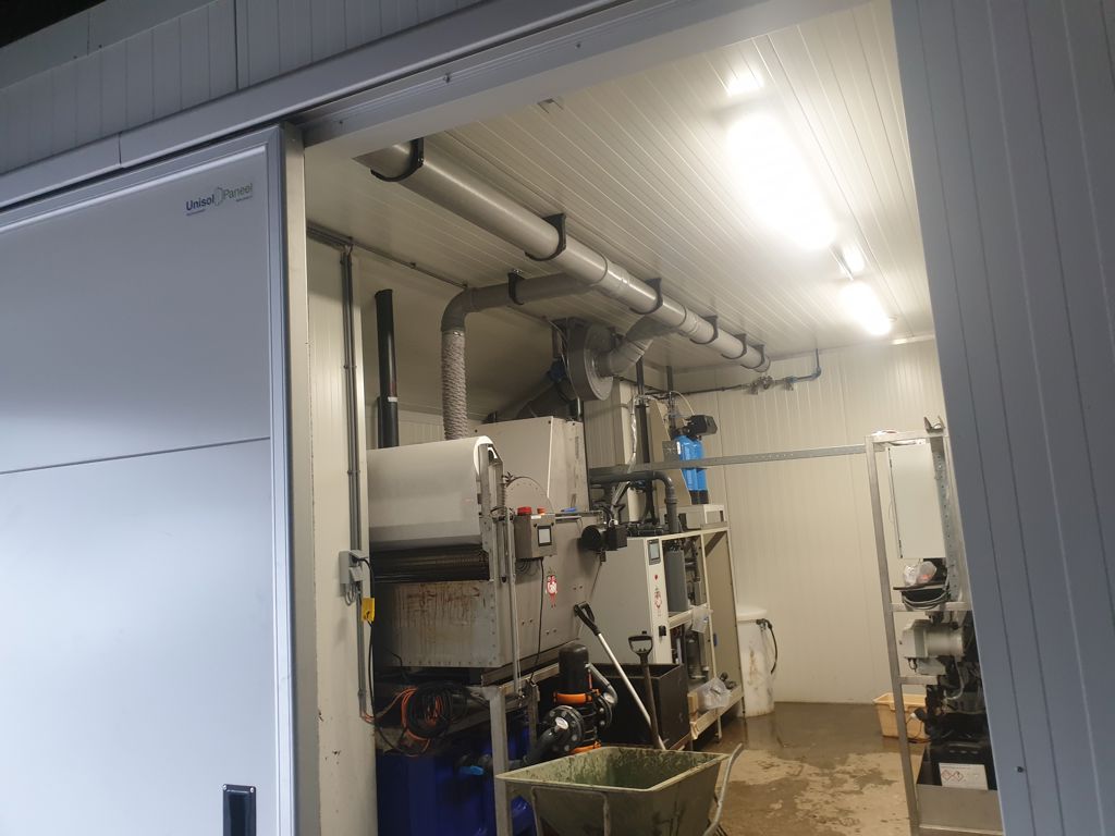 ruimte afzuiging incl. schakelkast