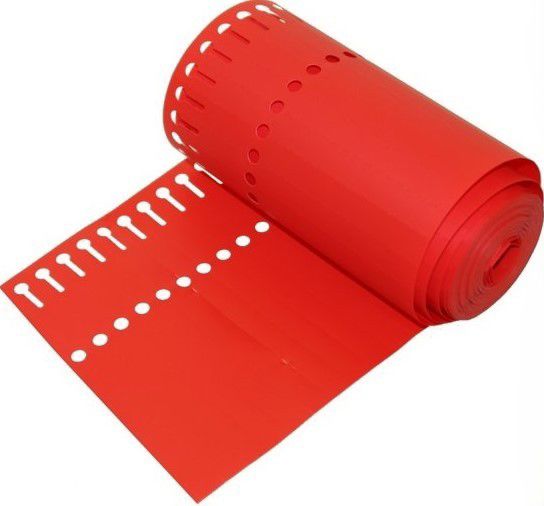 sleufetiket 14x1,7 div kleuren 1000/rol