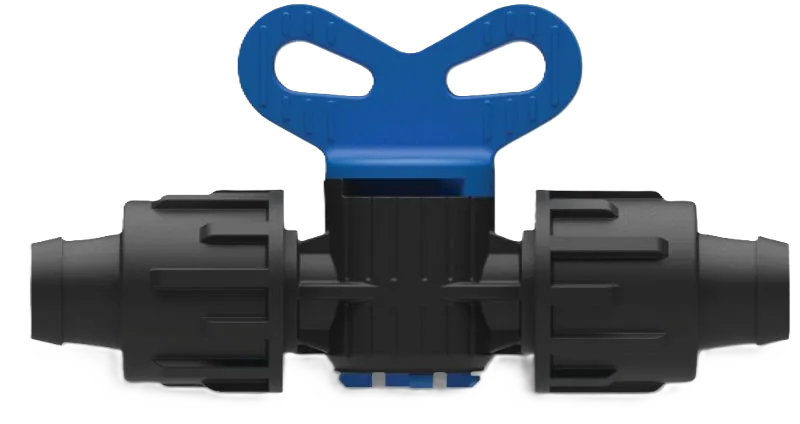 pp kogelkraan 17 mm tape zwart/blauw