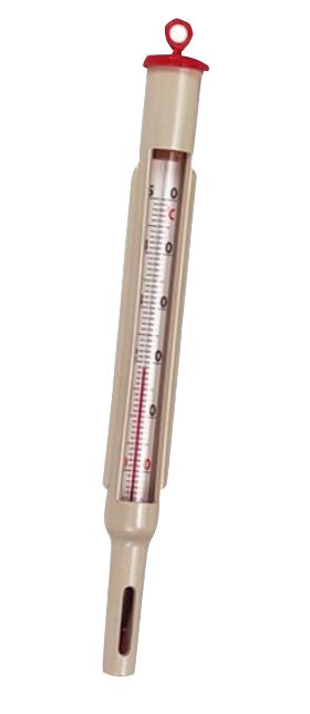 korfthermometer 0 tot 50ºC kunststof wit