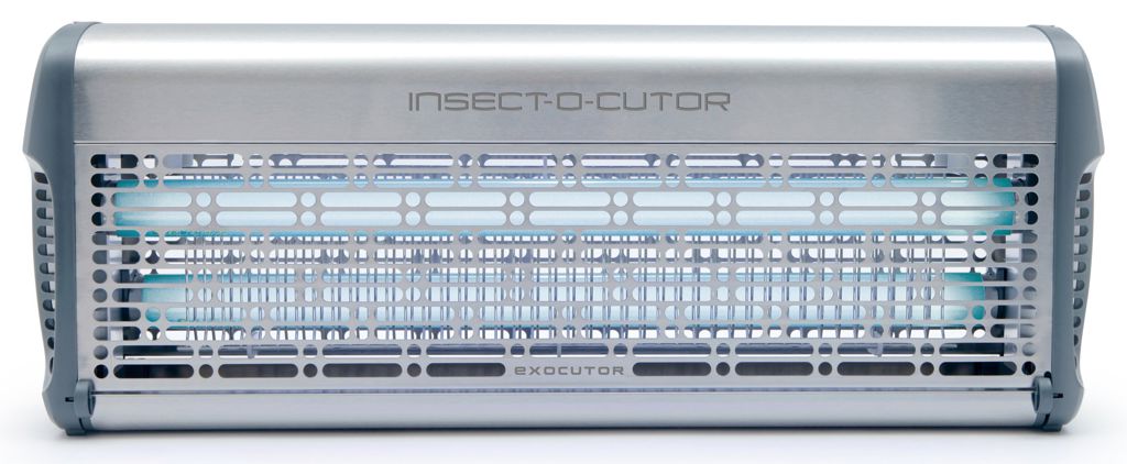 Insectenlamp 2x40W 300-400m² RVS