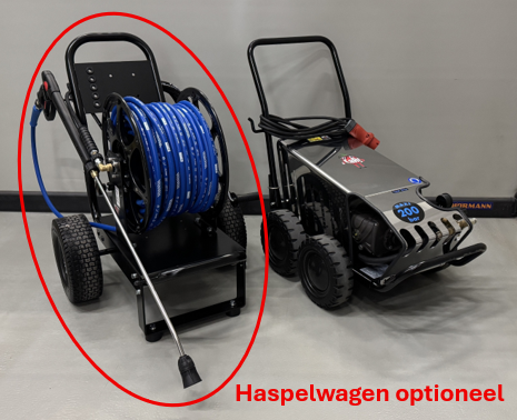 hogedrukreiniger koud 15L/min 200bar