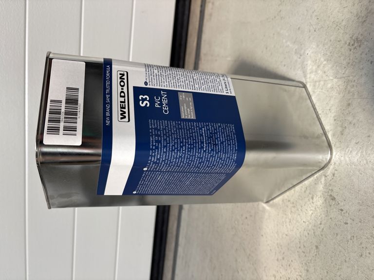 Saba Weld-On S3 pvc lijm  5 liter/bus