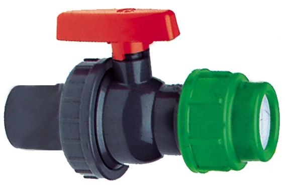 pvc/pe kogelkraan 25/32x16kl