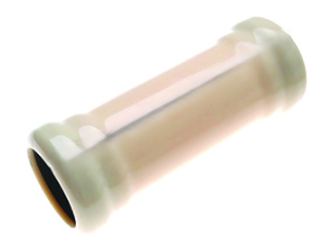 pvc schuifsok 200mm 10bar creme