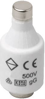 zekering DII 16A 500V per stuk