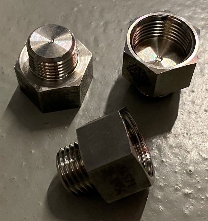 rvs soknippel ¼"x3/8" v thermostaat+ring