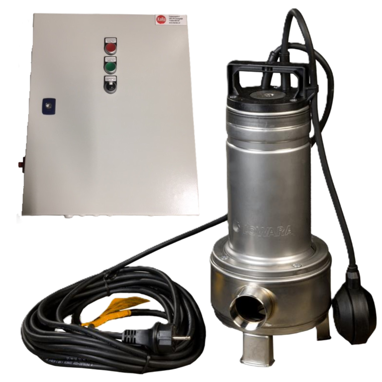 dompelpomp 1,5kW 400V incl. schakelkast