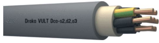 kabel YMvK-Dca 7x1,5mm² per meter