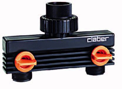 verdeelstuk 2-weg ¾" bu-kraan ¾" bi