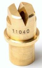 vlakstraaltip TP11040 messing