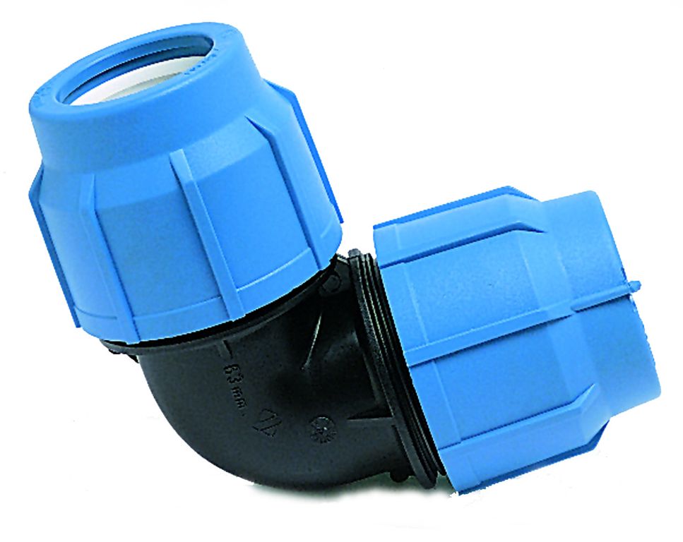 pe knie kiwa 90° 16x16