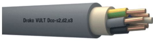 kabel YMvK-Dca 5x6mm² per meter