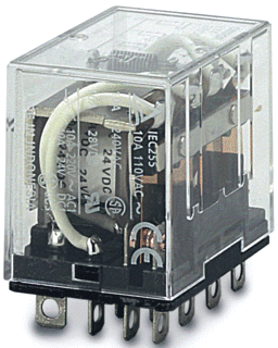 hulprelais 10A 24VAC LY4 industrial