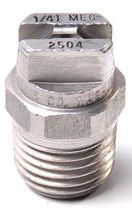 vlakstraaltip ¼"bu 2504 rvs