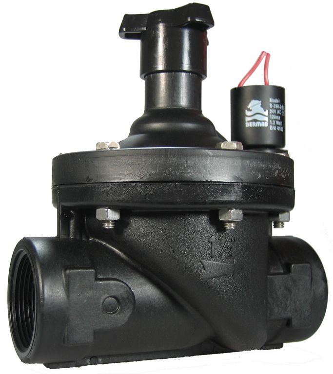 elek. kraan Bermad 1½" 2W recht 24VAC