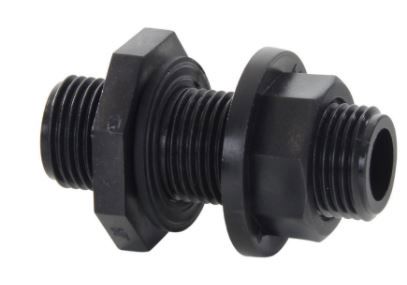 pp doorvoerkoppeling 1"bu 10 bar