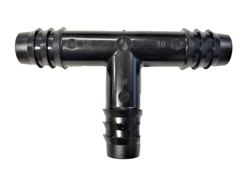 pp T-stuk 90° 16x16x16mm 4bar