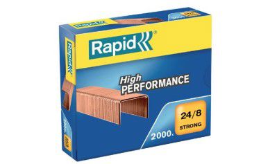 nieten 24/8 rapid  rvs 1000/doos