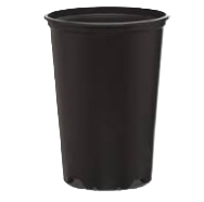 Teku rozenpot VCE16 zwart 330/doos