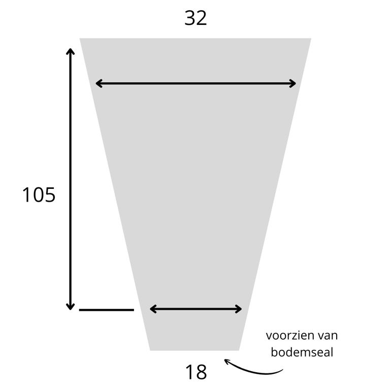 hoezen 105-32-18 opp50 LG BD 700/doos