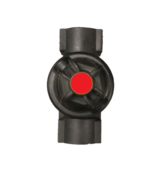 drukreduceerventiel 1" rood