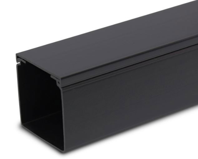 kabelkanaal 40x40mm zwart 2mtr
