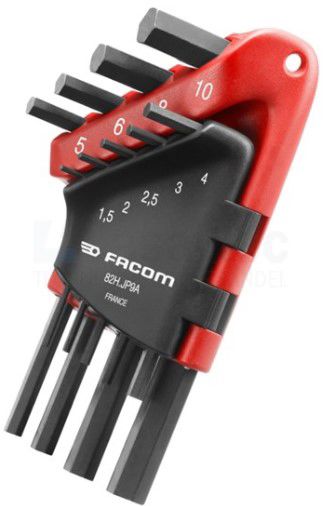 imbussleutelset 1,5-10mm 9-delig