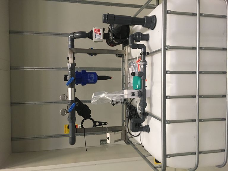bemestingsunit 1000L box en pH regeling