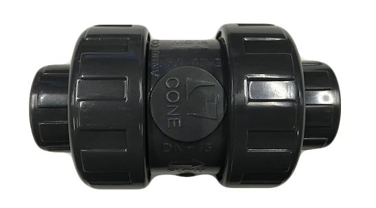 pvc tussenklep 16mm veerbel