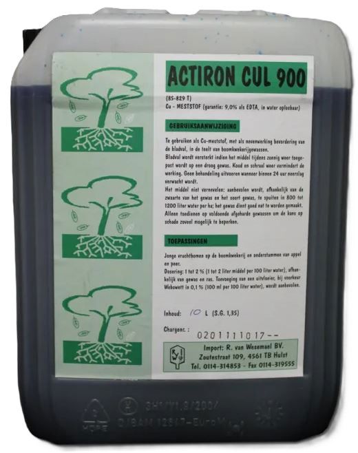 Actiron Cul 900 (9% Cu) 10ltr
